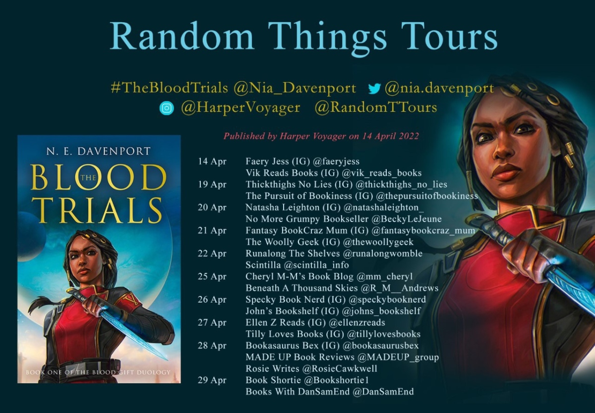 Book Review: The Blood Trials by N. E. Davenport #TheBloodTrials